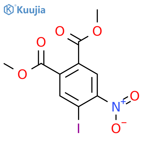 1,2-BENZENEDICARBOXYLIC ACID, 4-IODO-5-NITRO-, DIMETHYL ESTER structure