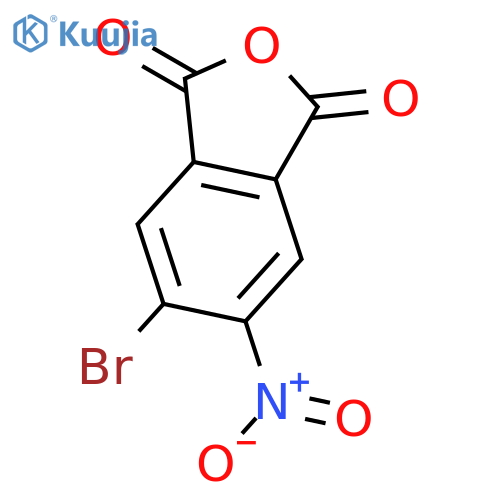 1,3-Isobenzofurandione, 5-bromo-6-nitro- structure