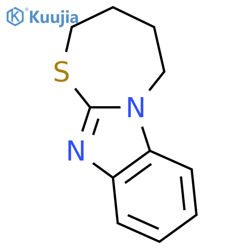 [1,3]THIAZEPINO[3,2-A]BENZIMIDAZOLE, 2,3,4,5-TETRAHYDRO- structure