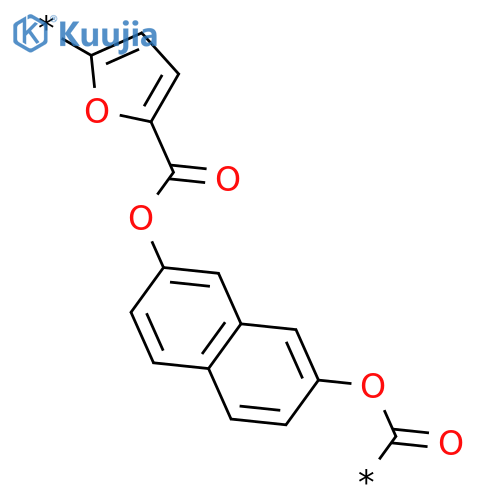 POLY(2,5-FURANDIYLCARBONYLOXY-2,7-NAPHTHALENEDIYLOXYCARBONYL) structure