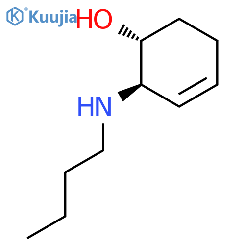 3-CYCLOHEXEN-1-OL, 2-(BUTYLAMINO)-, TRANS- structure