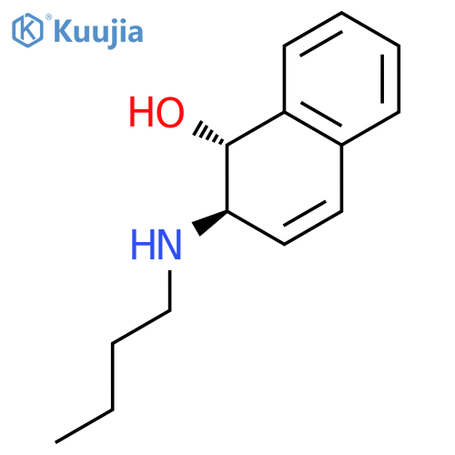 1-Naphthalenol, 2-(butylamino)-1,2-dihydro-, trans- structure
