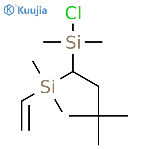 Silane, [1-(chlorodimethylsilyl)-3,3-dimethylbutyl]ethenyldimethyl- structure