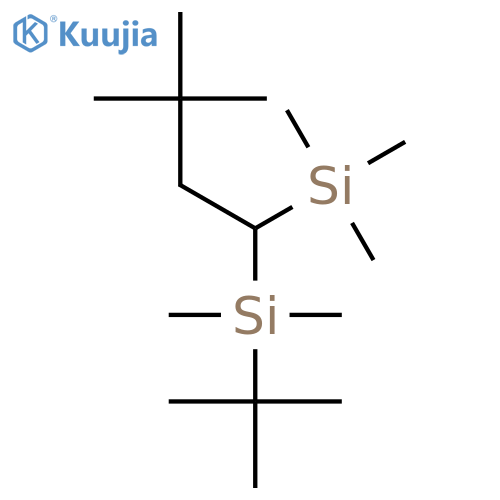 Silane, [1-[(1,1-dimethylethyl)dimethylsilyl]-3,3-dimethylbutyl]trimethyl- structure