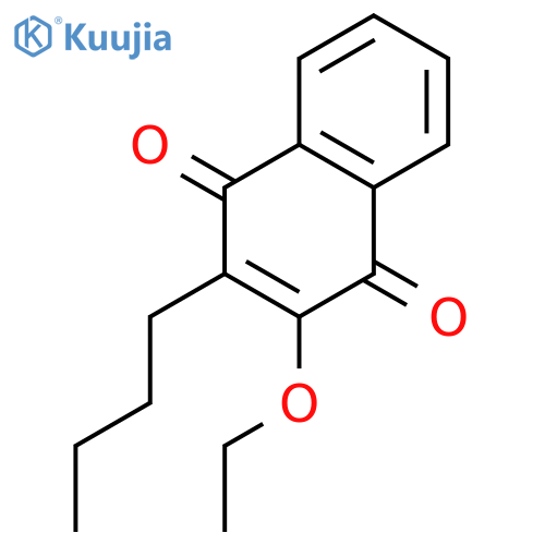 1,4-Naphthalenedione, 2-butyl-3-ethoxy- structure