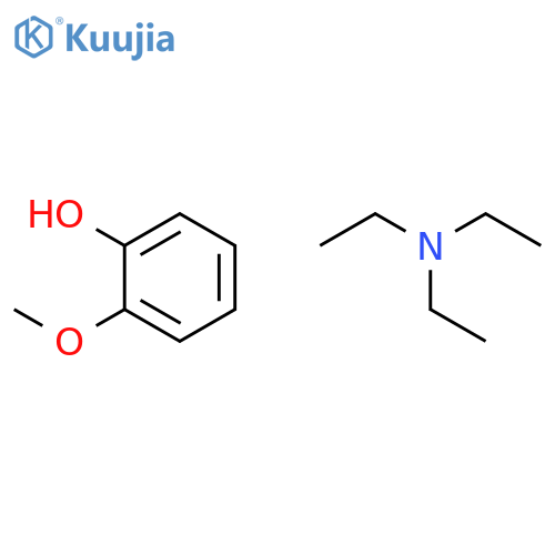 PHENOL, 2-METHOXY-, COMPD. WITH N,N-DIETHYLETHANAMINE (1:1) structure