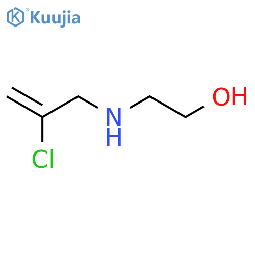 Ethanol, 2-[(2-chloro-2-propenyl)amino]- structure