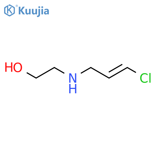 ETHANOL, 2-[(3-CHLORO-2-PROPENYL)AMINO]- structure
