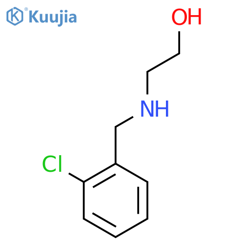 2-{(2-chlorophenyl)methylamino}ethan-1-ol structure