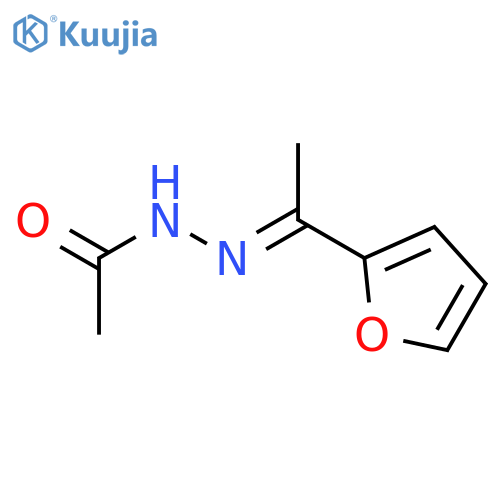 Acetic acid, [1-(2-furanyl)ethylidene]hydrazide structure