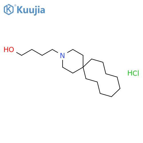 3-AZASPIRO[5.9]PENTADECANE-3-BUTANOL, HYDROCHLORIDE structure