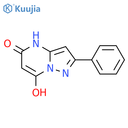 Pyrazolo[1,5-a]pyrimidin-5(4H)-one, 7-hydroxy-2-phenyl- structure