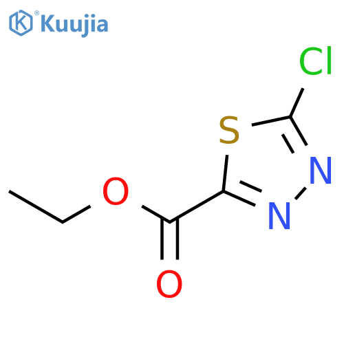Ethyl 5-chloro-1,3,4-thiadiazole-2-carboxylate structure