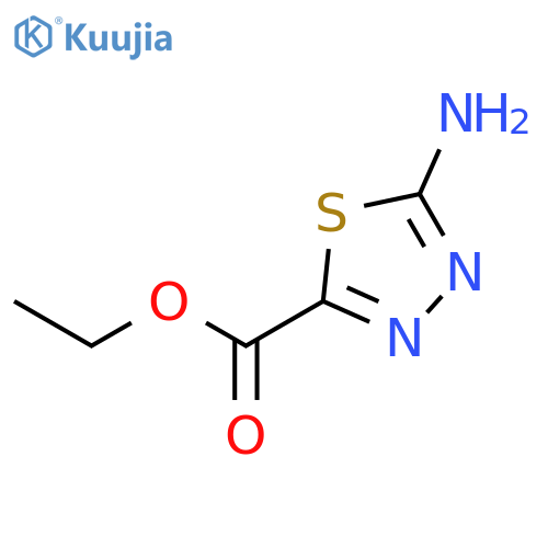 Ethyl 5-amino-1,3,4-thiadiazole-2-carboxylate structure