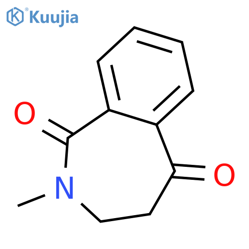 1H-2-Benzazepine-1,5(2H)-dione, 3,4-dihydro-2-methyl- structure