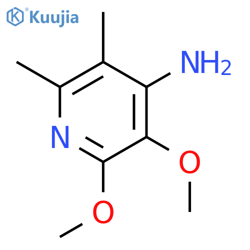 4-Pyridinamine, 2,3-dimethoxy-5,6-dimethyl- structure