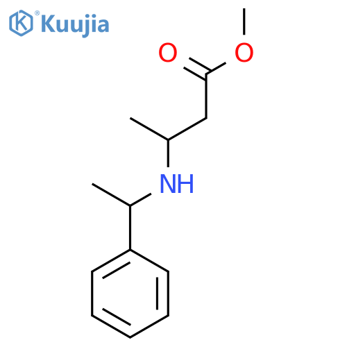 Butanoic acid, 3-[(1-phenylethyl)amino]-, methyl ester, [R-(R*,S*)]- structure