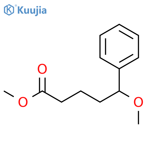 methyl 5-phenyl-5-methoxypentanoate structure