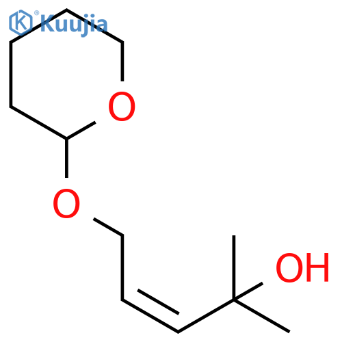 3-Penten-2-ol, 2-methyl-5-[(tetrahydro-2H-pyran-2-yl)oxy]-, (Z)- structure