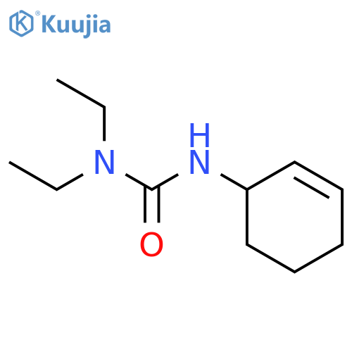 Urea, N'-2-cyclohexen-1-yl-N,N-diethyl- structure