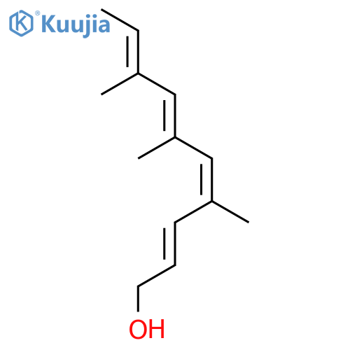2,4,6,8-Decatetraen-1-ol, 4,6,8-trimethyl-, (2E,4E,6E,8E)- structure