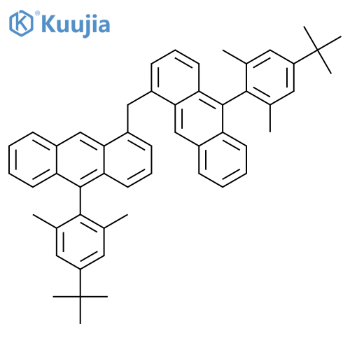 Methylene,bis[10-[4-(1,1-dimethylethyl)-2,6-dimethylphenyl]-9-anthracenyl]- structure