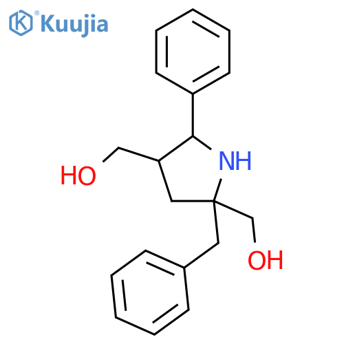 2,4-Pyrrolidinedimethanol, 5-phenyl-2-(phenylmethyl)-, (2R,4S,5R)- structure