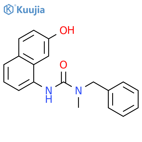 Urea, N'-(7-hydroxy-1-naphthalenyl)-N-methyl-N-(phenylmethyl)- structure