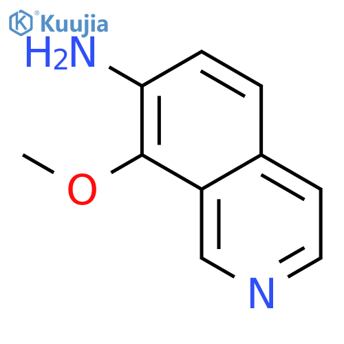 8-Methoxy-7-isoquinolinamine structure