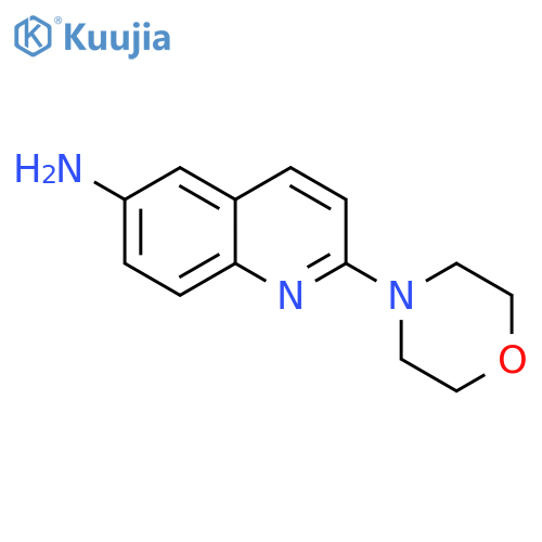 6-Quinolinamine, 2-(4-morpholinyl)- structure
