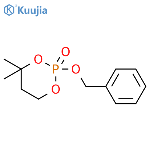 1,3,2-Dioxaphosphorinane, 4,4-dimethyl-2-(phenylmethoxy)-, 2-oxide structure