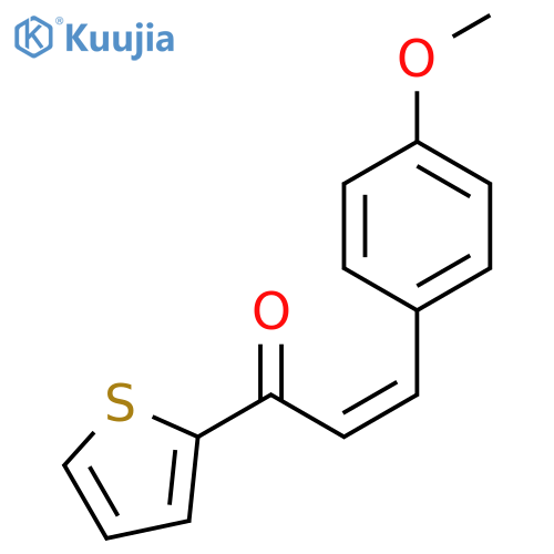 2-Propen-1-one, 3-(4-methoxyphenyl)-1-(2-thienyl)-, (2Z)- structure