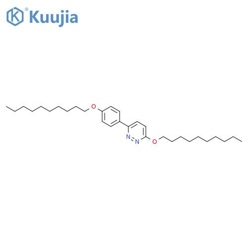 Pyridazine, 3-(decyloxy)-6-[4-(decyloxy)phenyl]- structure