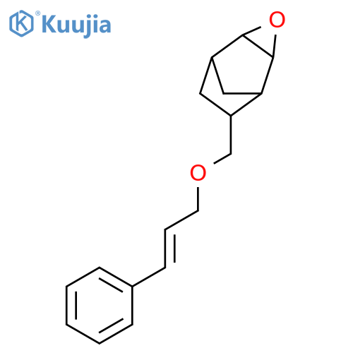 3-OXATRICYCLO[3.2.1.02,4]OCTANE, 6-[[(3-PHENYL-2-PROPENYL)OXY]METHYL]- structure