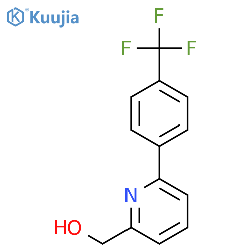 (6-(4-(Trifluoromethyl)phenyl)pyridin-2-yl)methanol structure