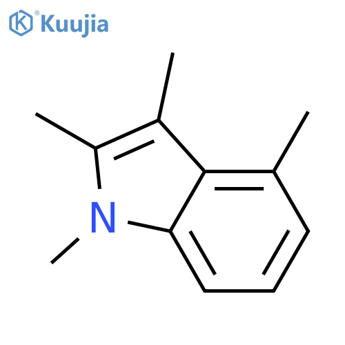 1H-INDOLE, 1,2,3,4-TETRAMETHYL- structure