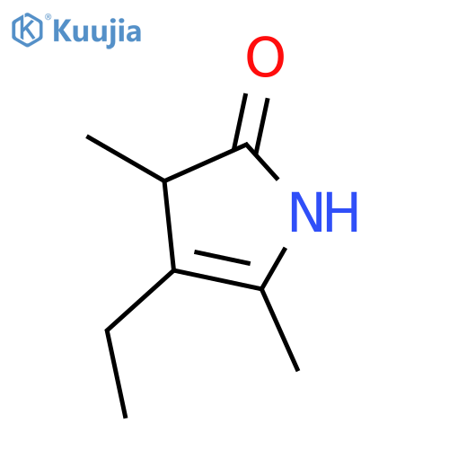 2H-PYRROL-2-ONE, 4-ETHYL-1,3-DIHYDRO-3,5-DIMETHYL- structure
