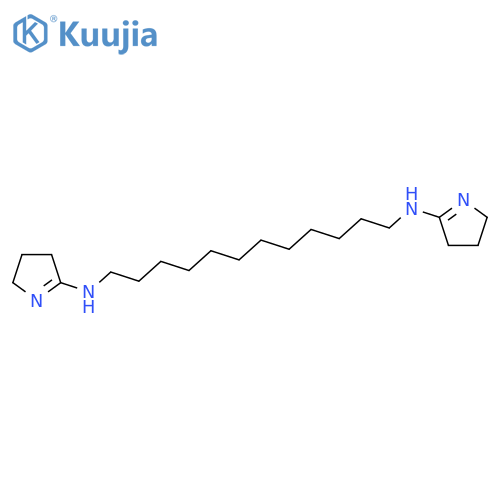 1,12-Dodecanediamine, N,N'-bis(3,4-dihydro-2H-pyrrol-5-yl)- structure