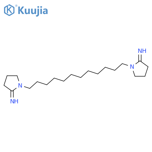 2-Pyrrolidinimine, 1,1'-(1,12-dodecanediyl)bis- structure