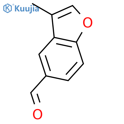 3-Methyl-1-benzofuran-5-carbaldehyde structure