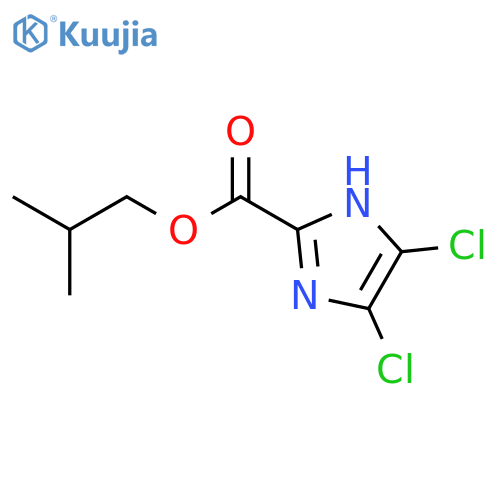 1H-IMIDAZOLE-2-CARBOXYLIC ACID, 4,5-DICHLORO-, 2-METHYLPROPYL ESTER structure