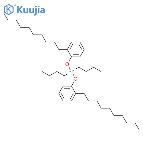 Stannane, dibutylbis(decylphenoxy)- structure