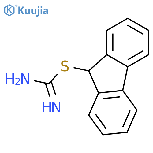 Carbamimidothioic acid, 9H-fluoren-9-yl ester structure