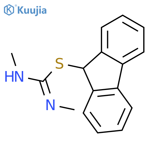 CARBAMIMIDOTHIOIC ACID, N,N'-DIMETHYL-, 9H-FLUOREN-9-YL ESTER structure