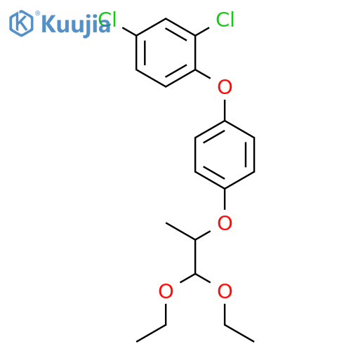 BENZENE, 2,4-DICHLORO-1-[4-(2,2-DIETHOXY-1-METHYLETHOXY)PHENOXY]- structure