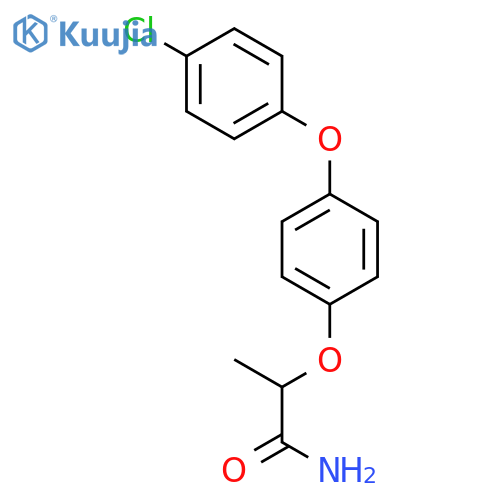Propanamide, 2-[4-(4-chlorophenoxy)phenoxy]- structure