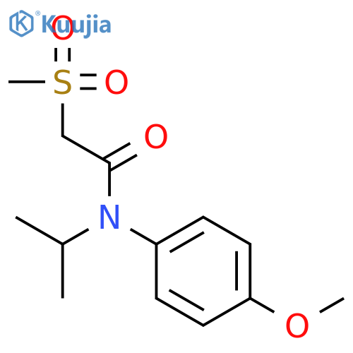 ACETAMIDE, N-(4-METHOXYPHENYL)-N-(1-METHYLETHYL)-2-(METHYLSULFONYL)- structure