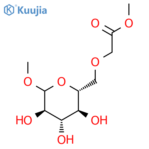 D-GLUCOPYRANOSIDE, METHYL 6-O-(2-METHOXY-2-OXOETHYL)- structure