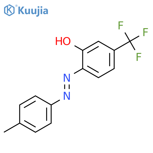 Phenol, 2-[(4-methylphenyl)azo]-5-(trifluoromethyl)- structure