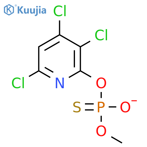 PHOSPHOROTHIOIC ACID, O-METHYL O-(3,4,6-TRICHLORO-2-PYRIDINYL) ESTER structure